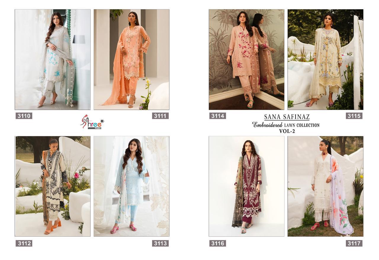 Sana Safinaz By Shree Fabs Pakistani Salwar Suits Catalog